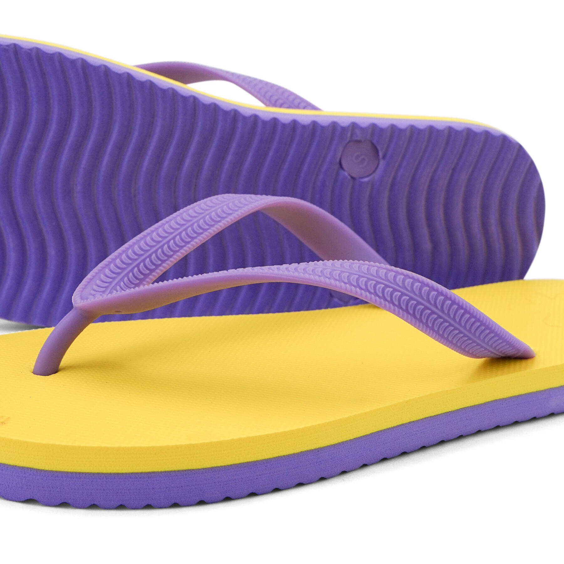Unisex originals*color block infradito Giallo / Viola 4/4