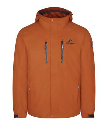 Herren 3in1 Funktionsjacke Hverfjall Braun/Marineblau