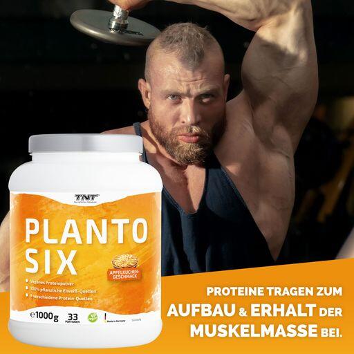 Planto Six - vegan 100% pflanzliche Quellen - bis zu 64% Proteinanteil