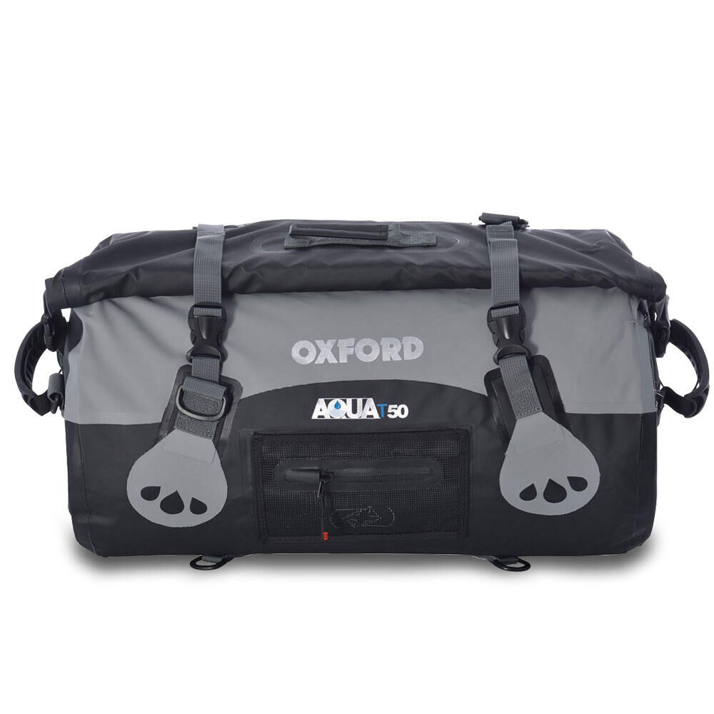 OXFORD Oxford Aqua T 50 Waterproof Roll Bag-Black/Grey