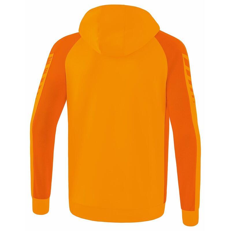 Jachetă Antrenament Erima Six Wings cu Glugă Orange Junior