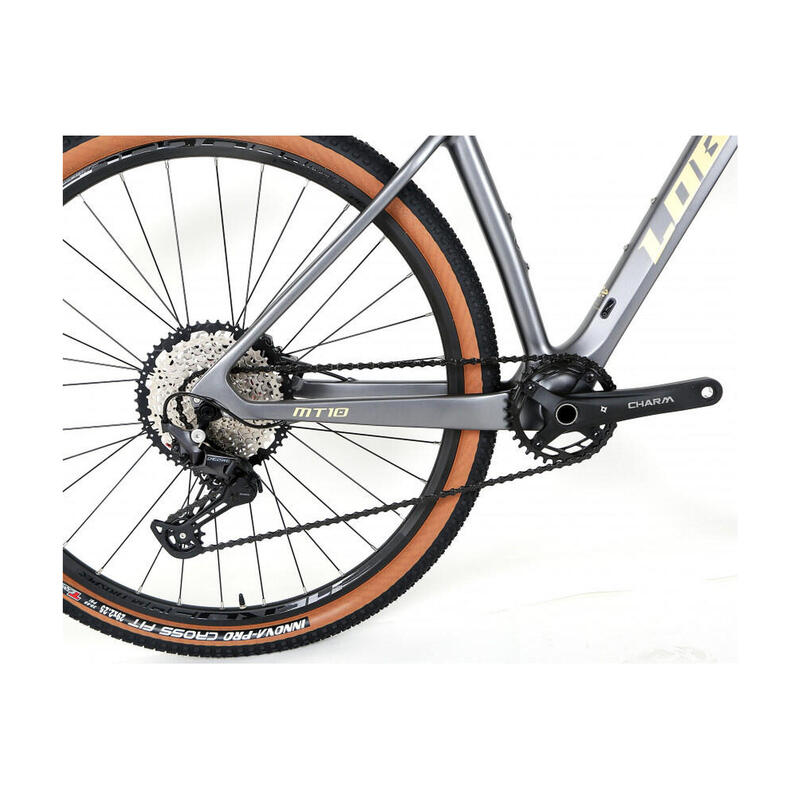 Bicicleta de montaña 29" carbono monoplato LOBITO MT10 Naranja
