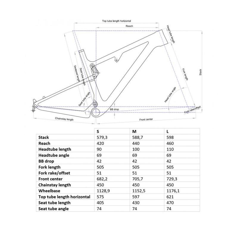 MTB FULL SUSPENDED LOBITO MT20 con telaio in carbonio e cambio 13V