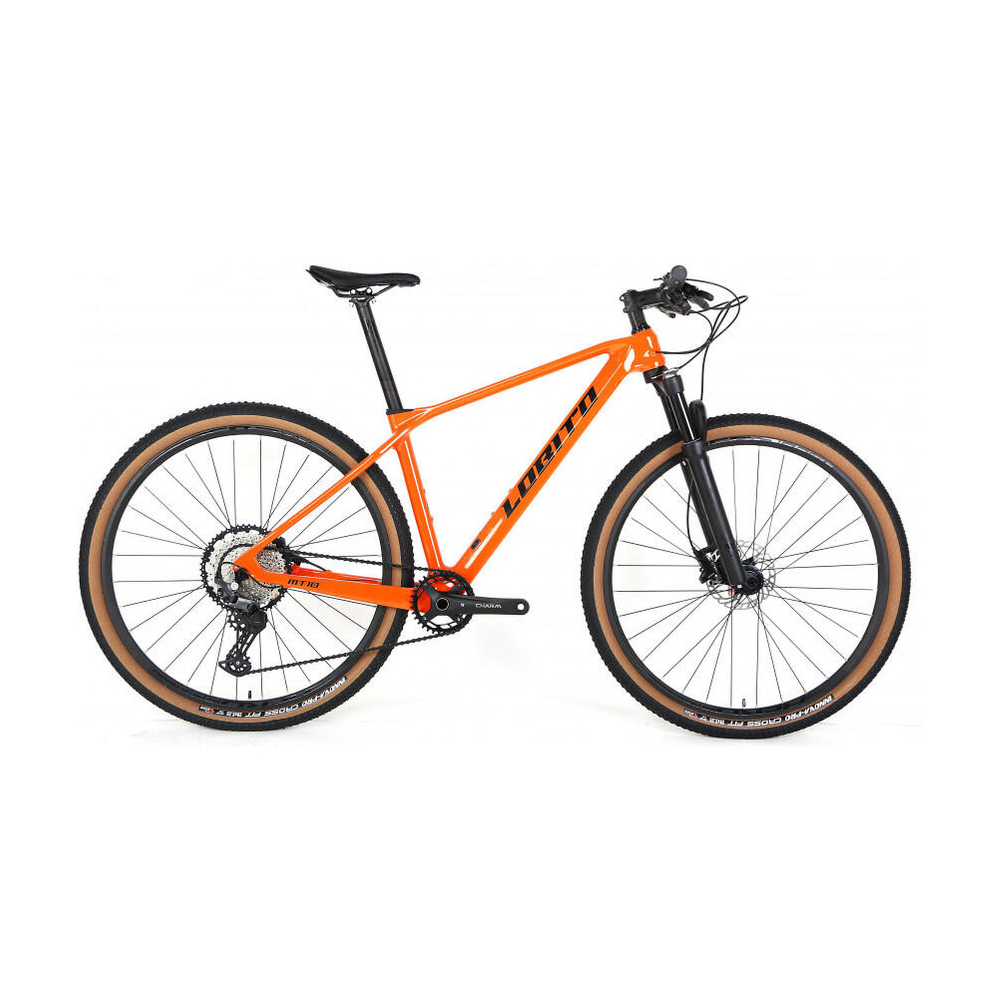 LOBITO MTB FRONT SUSPENDED LOBITO MT10, TELAIO IN CARBONIO 29" CAMBIO SHIMANO DEORE 12V