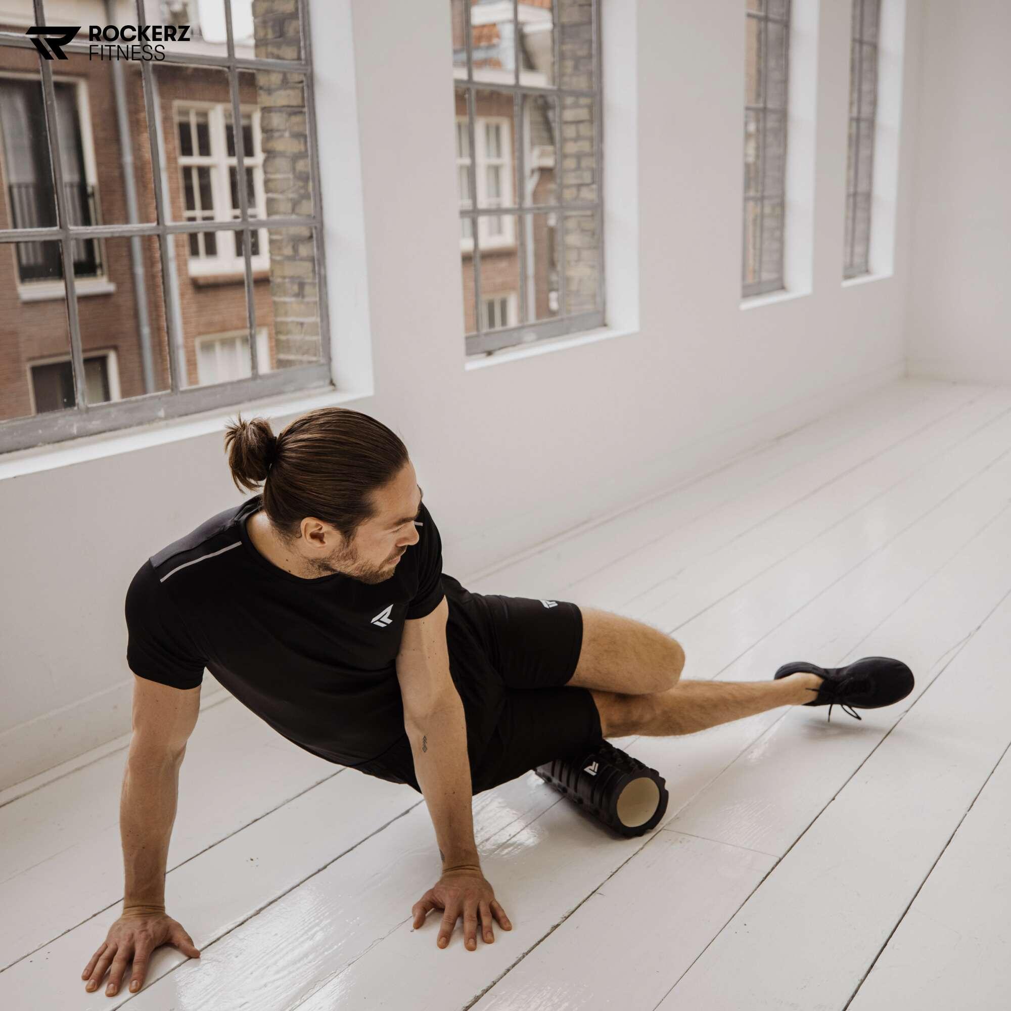Foam Roller – Massage des points de tension – 33 cm – Couleur Noir 7/8