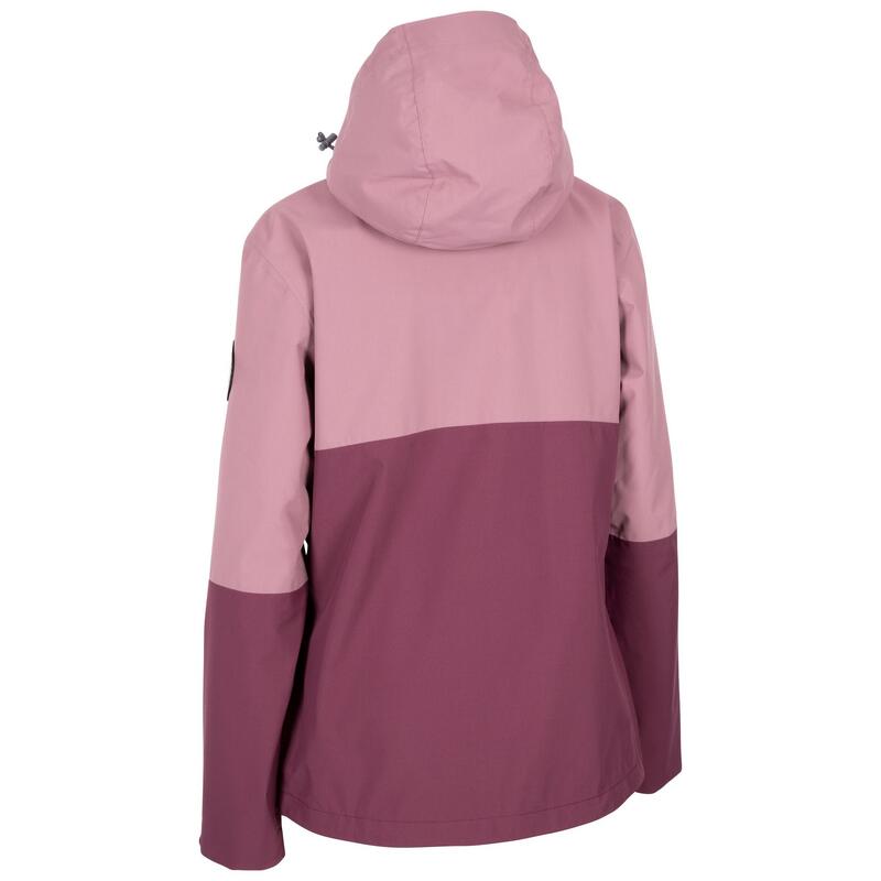 Chaqueta Impermeable Quincy de DLX para Mujer Tinte Rosa