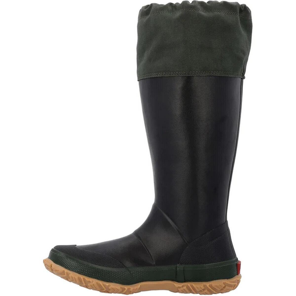 Unisex Adult Forager 15 Wellington Boots (Black/Moss Green) 3/4
