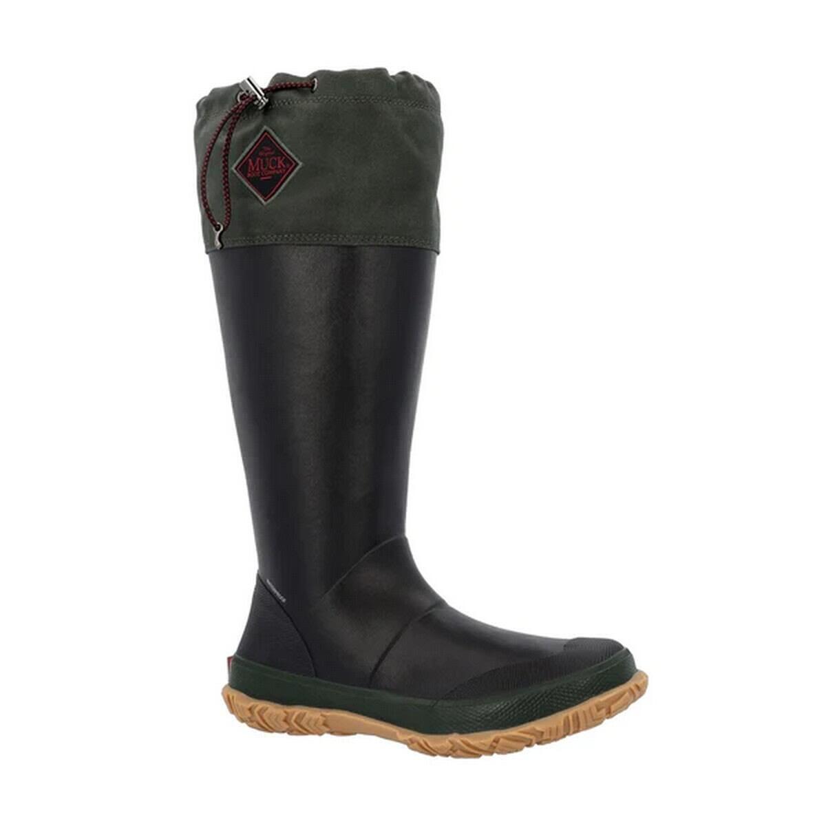 Unisex Adult Forager 15 Wellington Boots (Black/Moss Green) 4/4