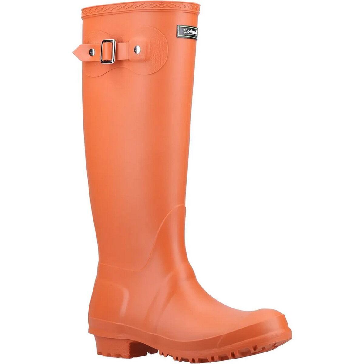 Unisex Sandringham Wellington Boots (Pumpkin Orange) 3/5