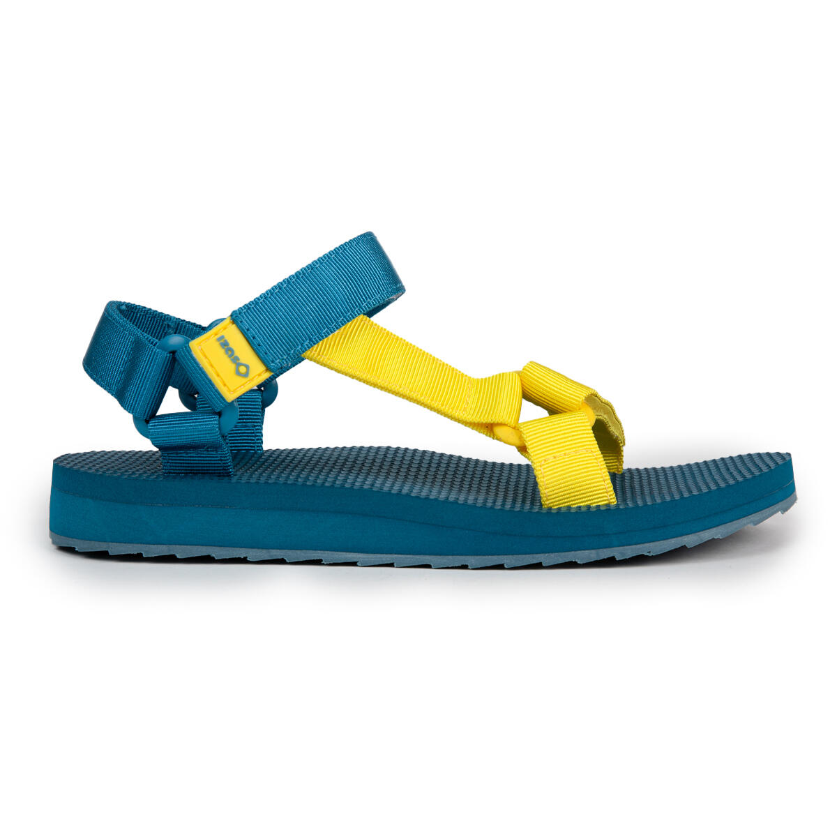 Izas - Sandale De Sport Pour La Marche Ou La Randonnée, Confortable Et Légère Tyn Izas - Sandales - Bleu|jaune - 42 - Decathlon