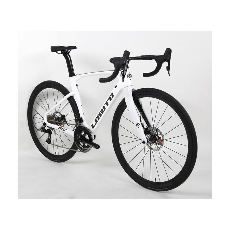 BICICLETA DE CARRETERA DE CARBONO LOBITO RV10R BLANCO TALLA