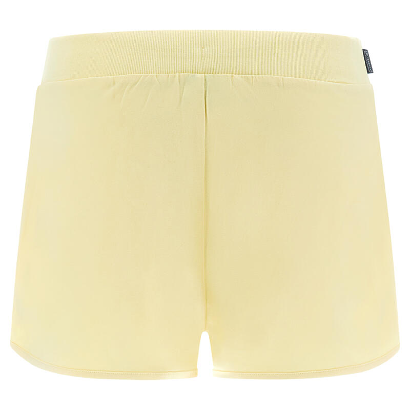 Shorts elasticizzati con tasche interne e fondo stondato