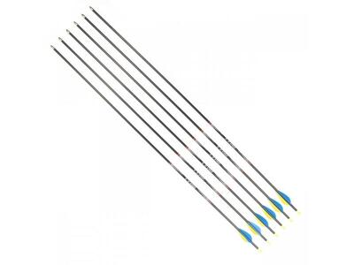 Karbon-Bogenschießpfeile 32/1500 6er-Pack
