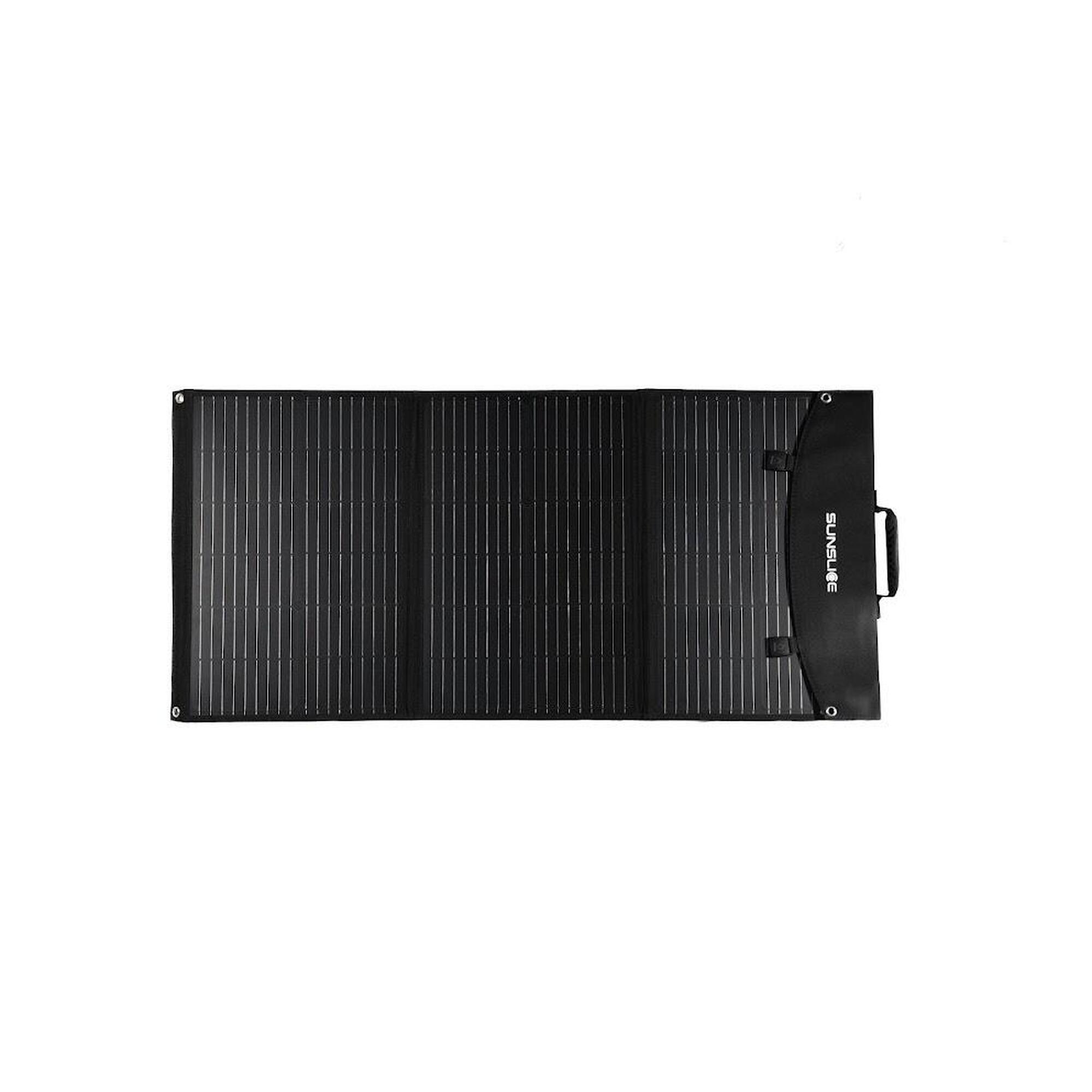 Sunslice - Fusion 100 | Panneau Solaire Portable Et Pliable 100w - Panneau Solaire - Blanc|noir - Taille Unique - Decathlon