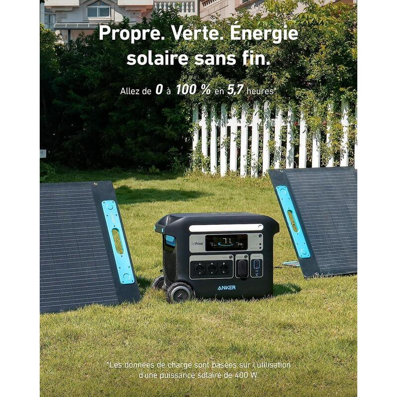 Kit Generador Solar Portátil ANKER 767 2048Wh +2 paneles solares