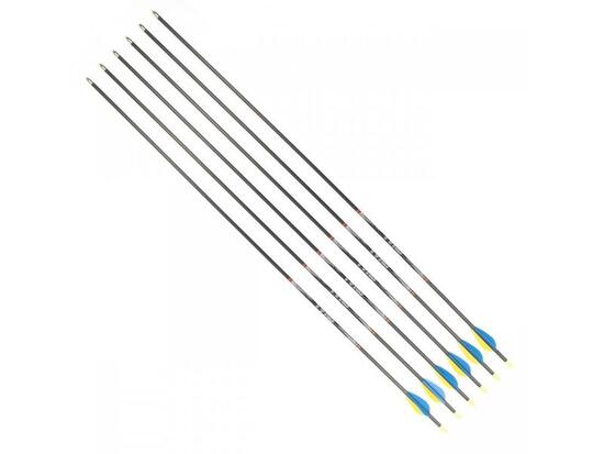 Karbon-Bogenschießpfeile 32/900 6er-Pack