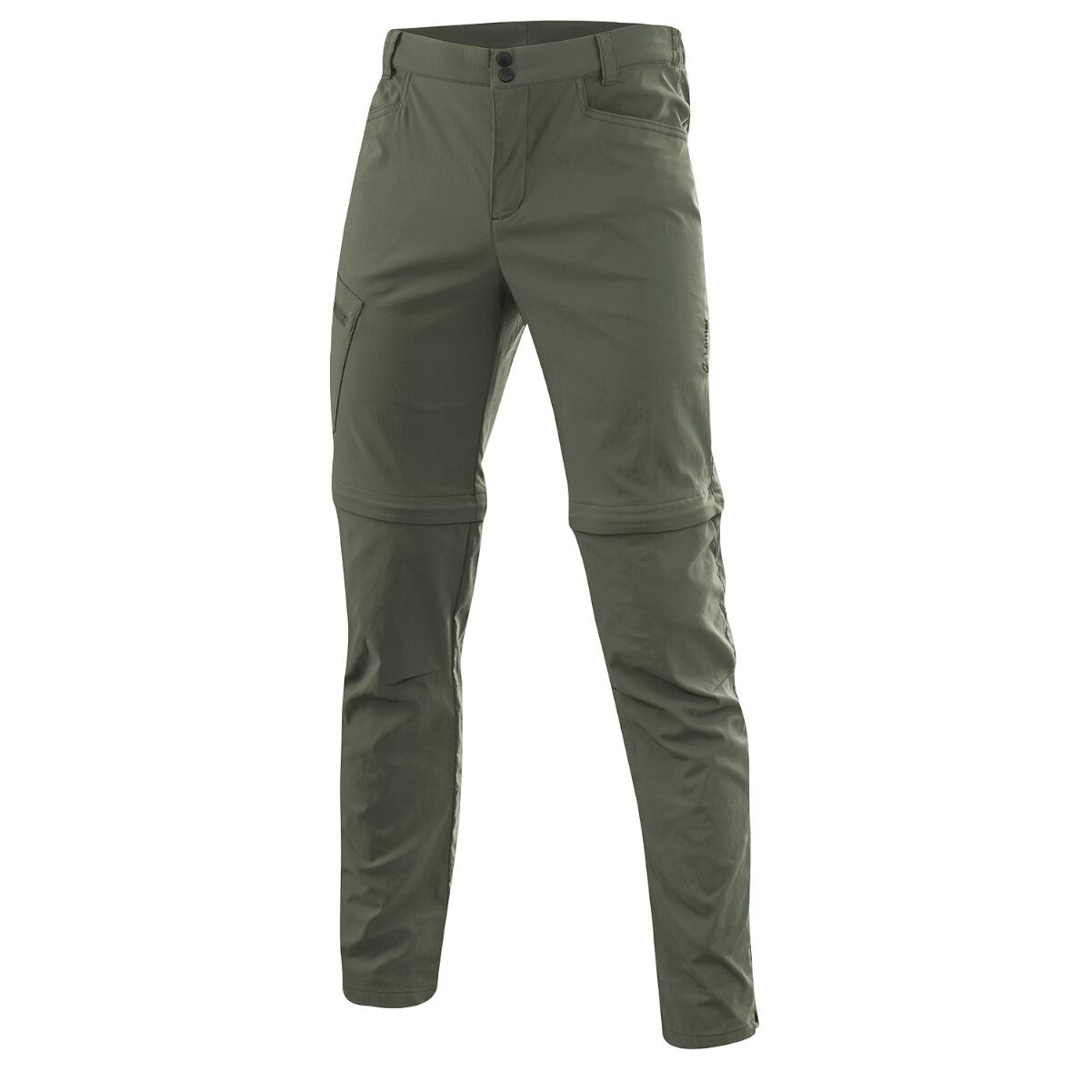 Loeffler - Pantalon Randonnée Zippé M Zip-off Trekking Pants Csl - Vert Olive - Pantalon Modulable - Vert - 54 - Decathlon