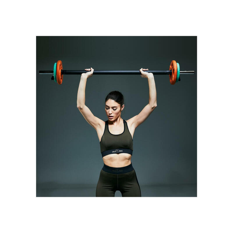 Set body pump cu discuri din fier cauciucat