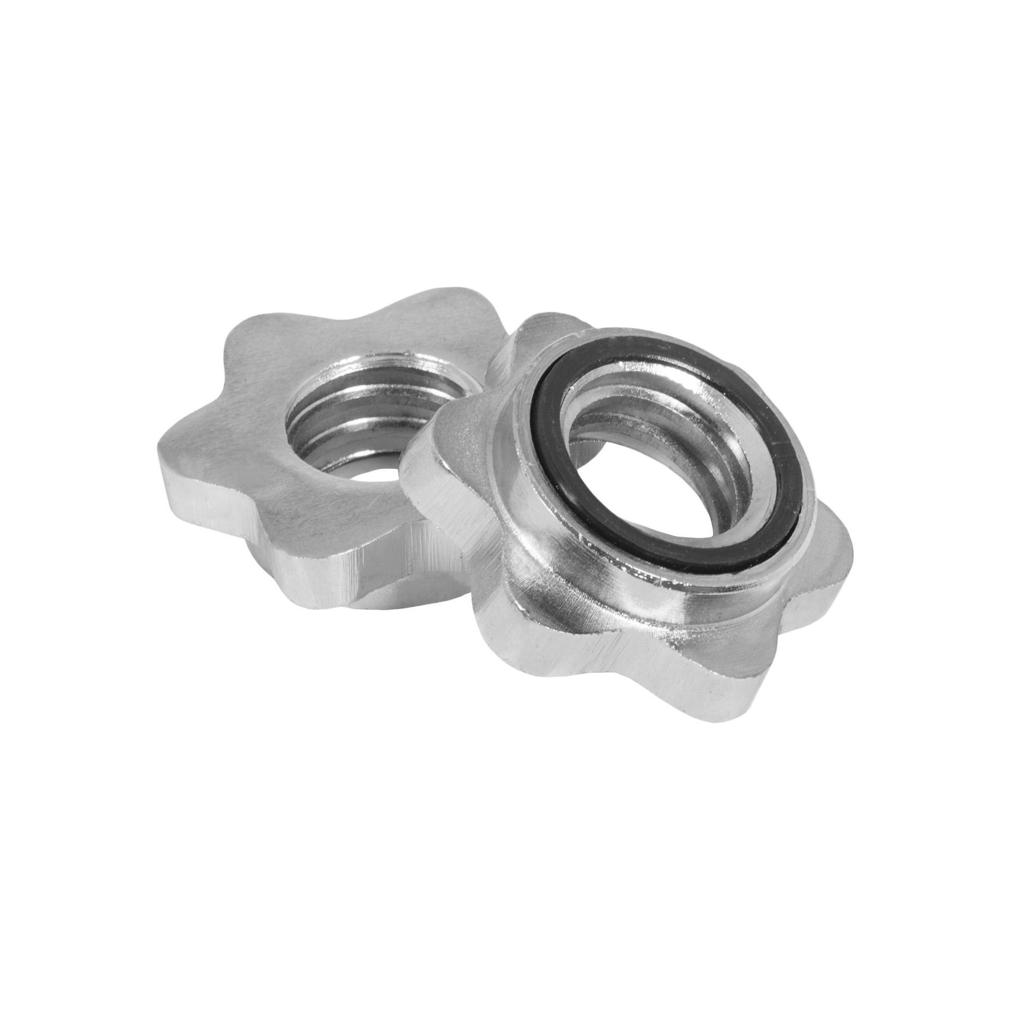 Gorilla Sports - 2x Bagues De Serrage Pour Barres 30 Mm | Accessoire Musculation - Support De Fixation - Gris - Taille Unique - Decathlon