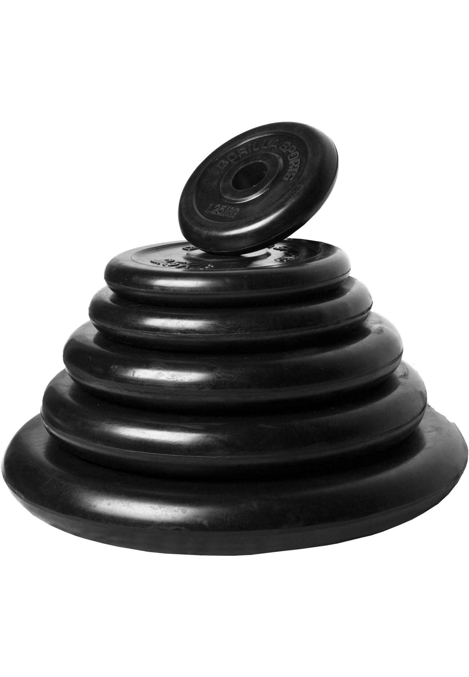KIT HALTÈRES COURT DE 30 KG AVEC DISQUES REVÊTEMENT CAOUTCHOUC | MUSCULATION 7/7