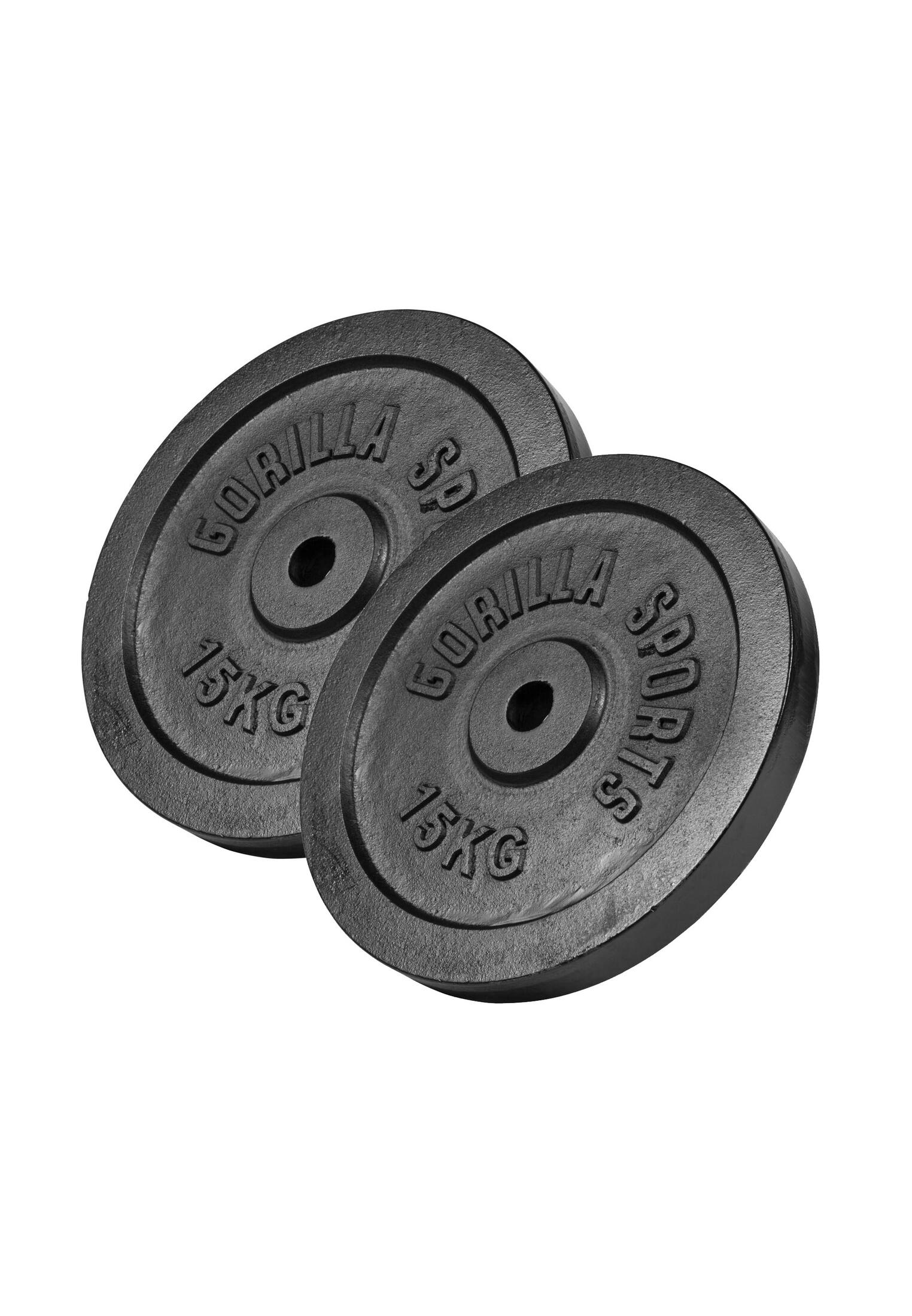 Disco per bilanciere in ghisa nero 1,25-30 kg 6/6