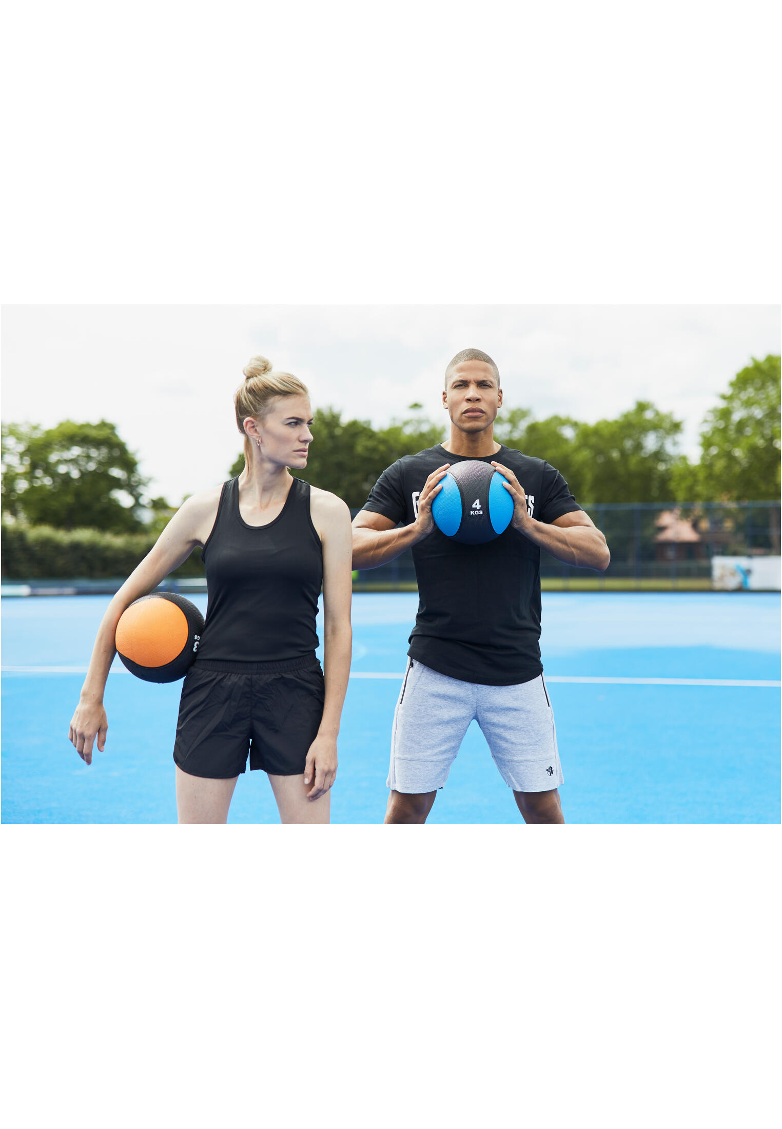 MEDECINE BALL CAOUTCHOUC | MUSCULATION ET COSS TRAINING | AU CHOIX DE 1KG A 10KG 3/7