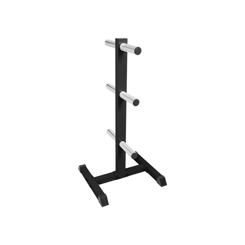 RACK DE RANGEMENT POUR POIDS DISQUES 50/51 MM | MUSCULATION | COULEUR NOIR OU BL