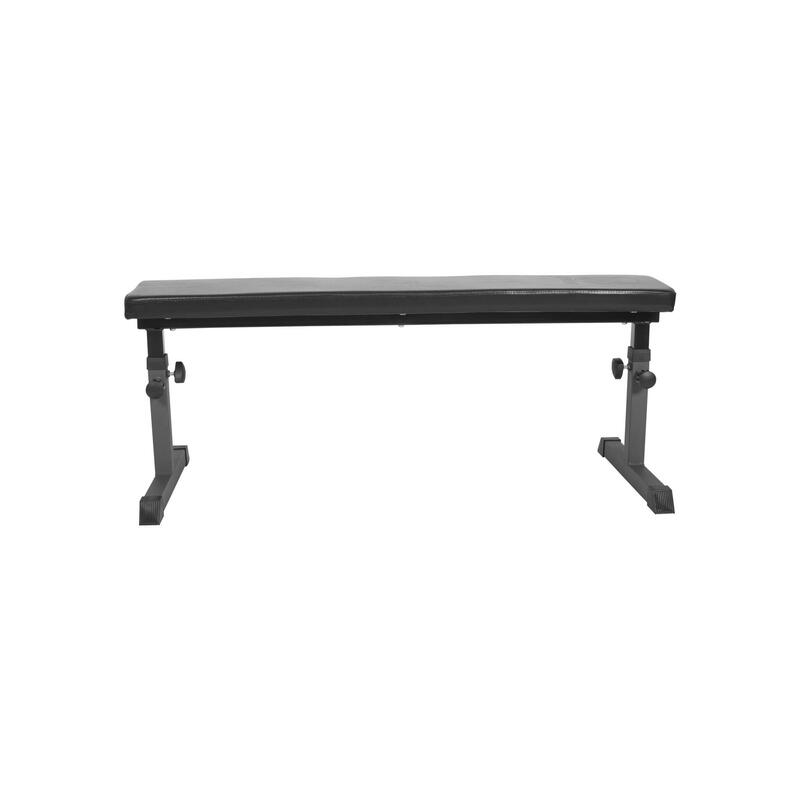 BANC PLAT GN023 RÉGLABLE EN HAUTEUR DE 44CM À 56CM | | MUSCULATION