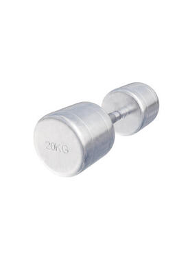Dumbell 20 kg - halter - vaste dumbbell - chroom