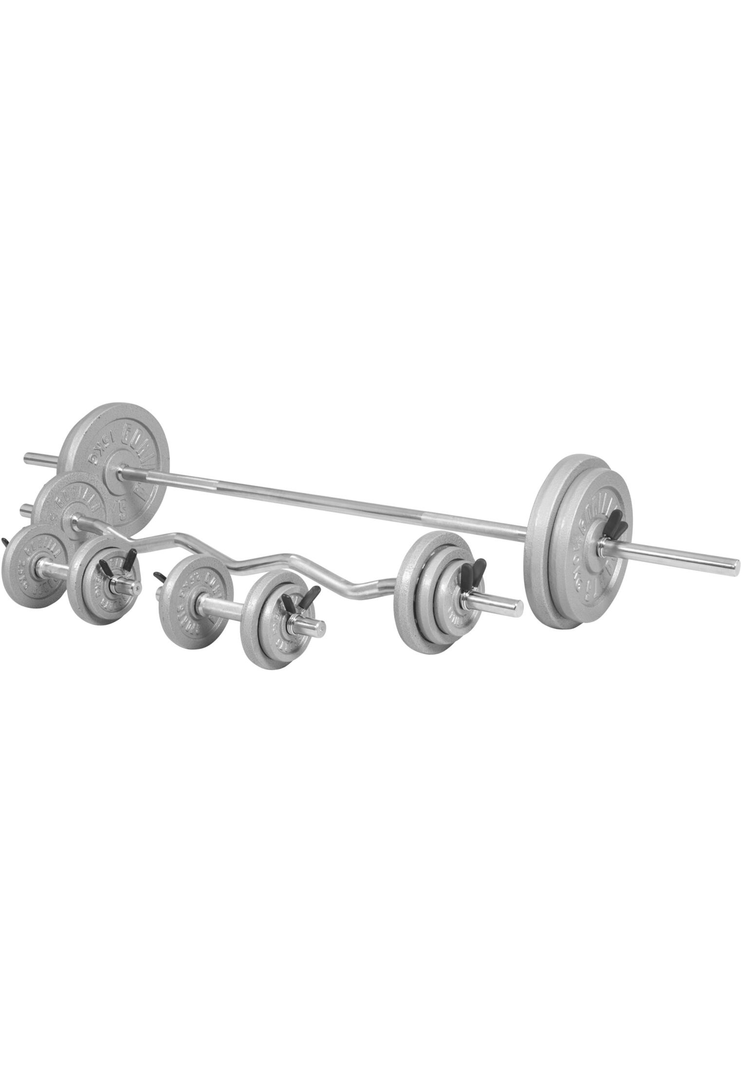 Set d'haltères en fonte 108 kg avec stop disques à ressort 7/7