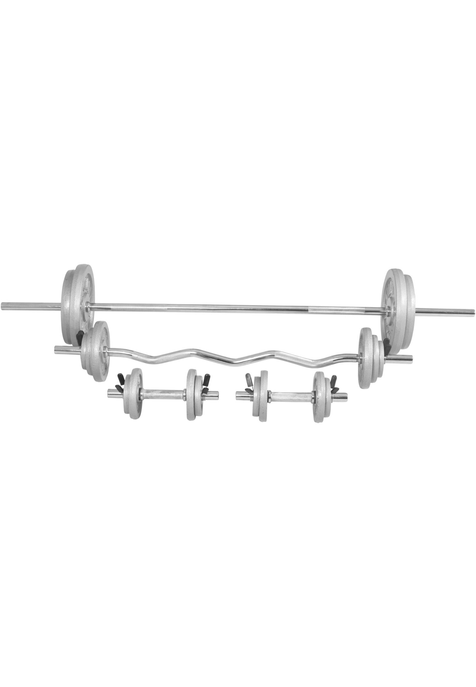 Set d'haltères en fonte 108 kg avec stop disques à ressort 6/7