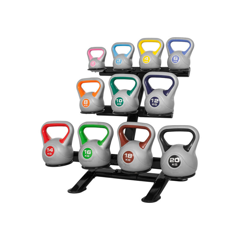 RACK DE RANGEMENT POUR 11 KETTLEBELLS | MUSCULATION