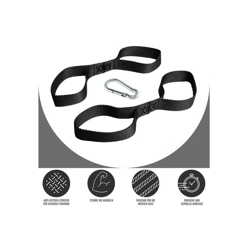 GORILLA SPORTS KIT DE SANGLES DE FIXATION ANCHOR STRAPS | ACCESSOIRE MUSCULATION