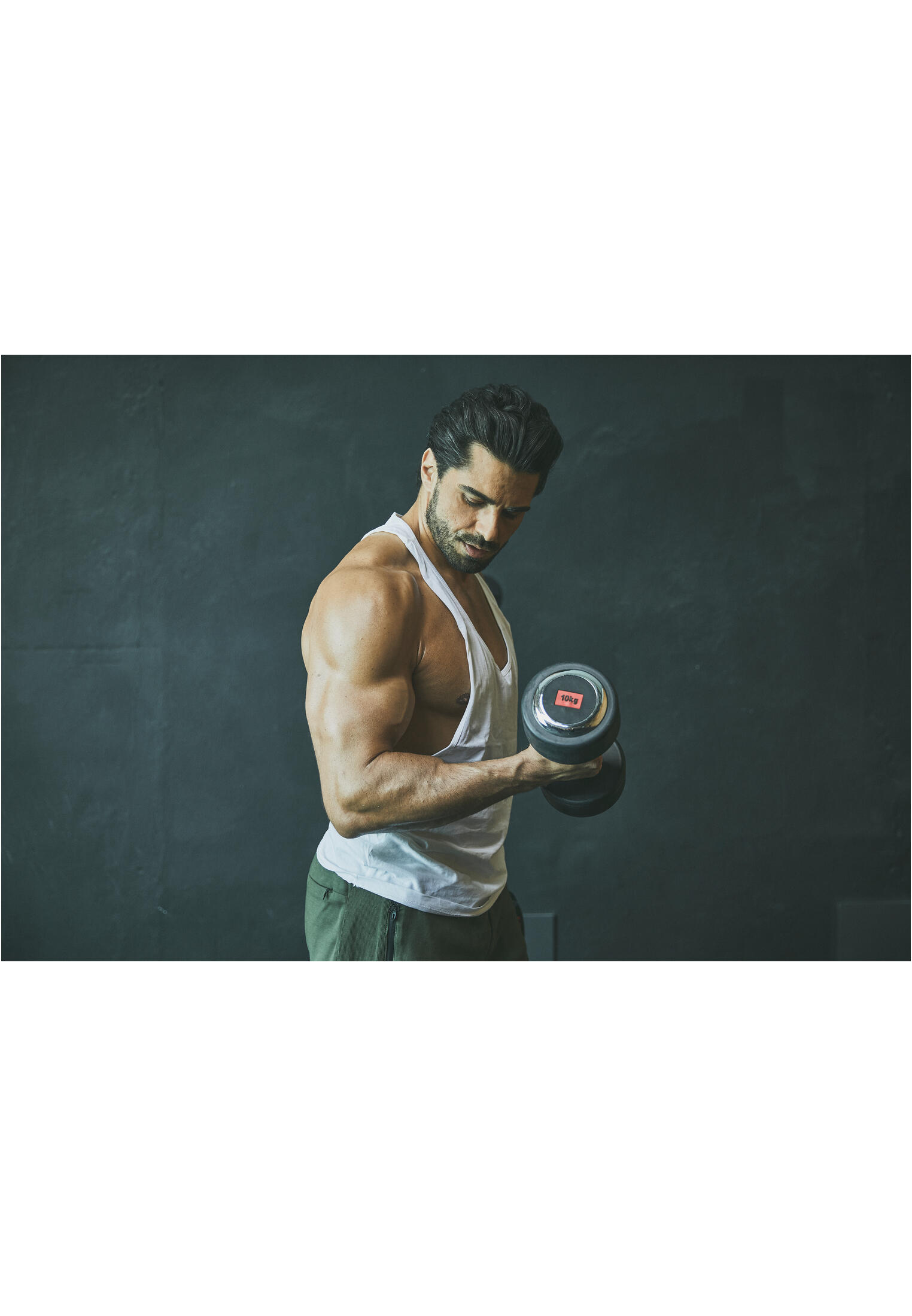 Mancuerna Fija  Gorilla Sports Negro/Cromada 25Kg 7/7