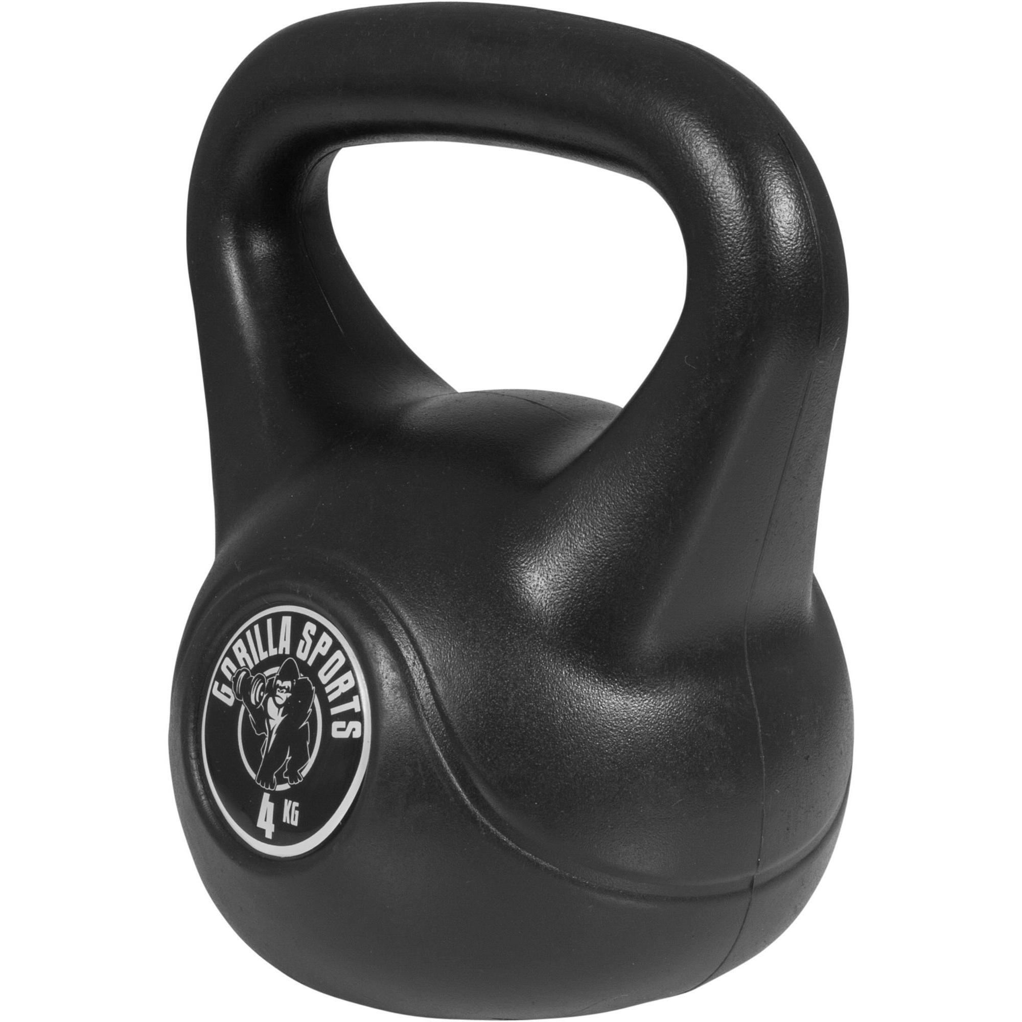 GORILLA SPORTS Kettlebell Kunststoff