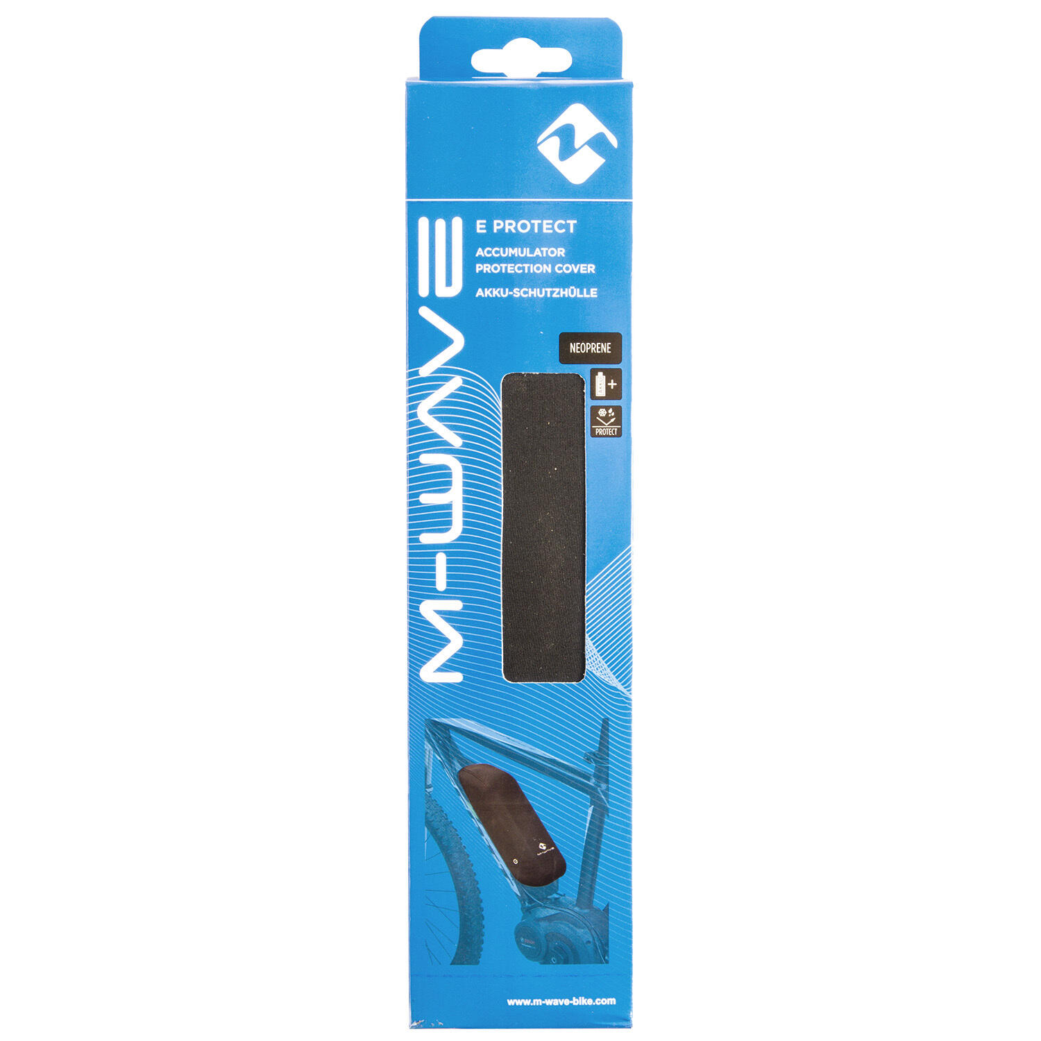 Cubierta de Batería Downtube M-Wave Negra 7/7
