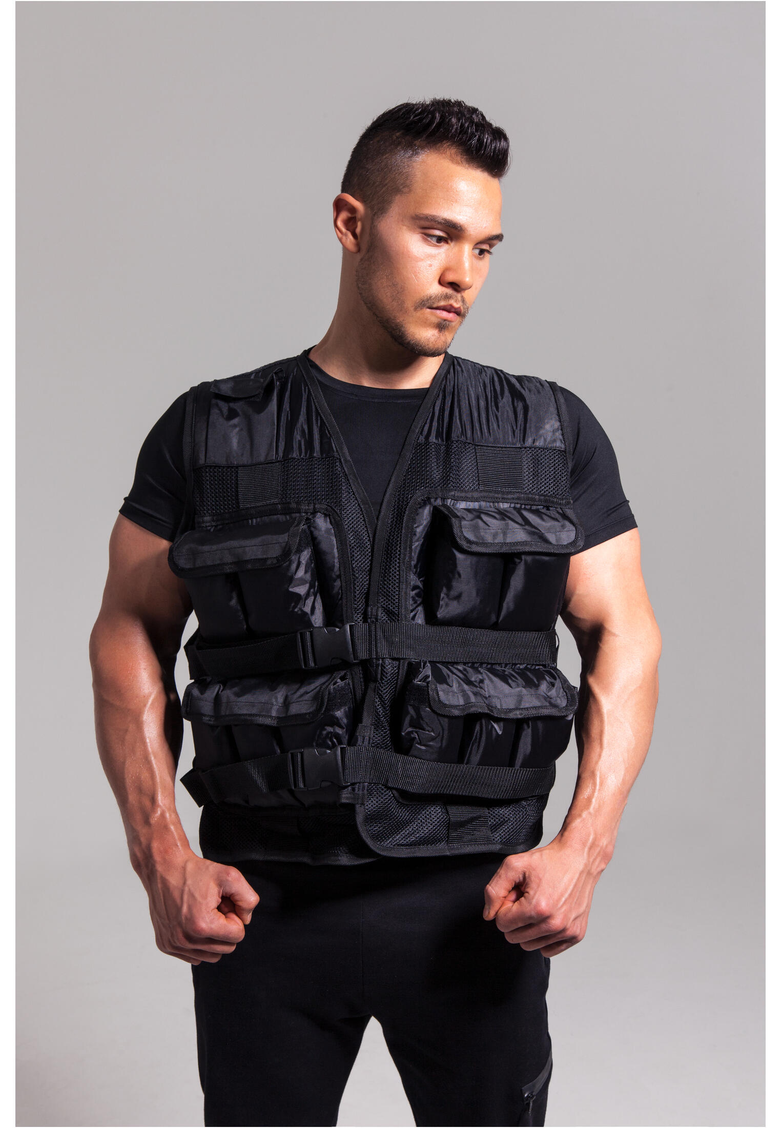 GILET LESTÉ NOIR DE 10 KG| MUSCULATION | PLUSIEURS TAILLES AU CHOIX 4/7