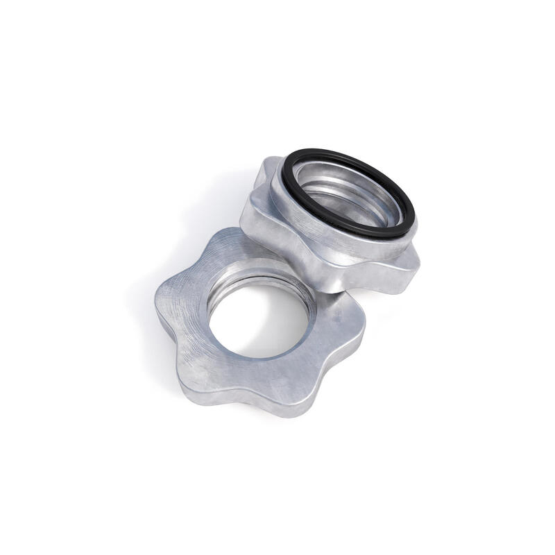 GORILLA SPORTS 2 Sternverschlüsse für 30/31mm Hantelstangen (1 Paar)