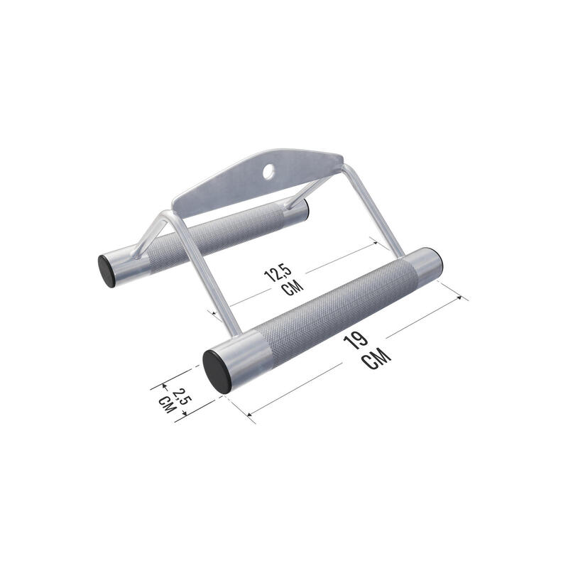 Paralleler, starker Rudergriff aus Chrom