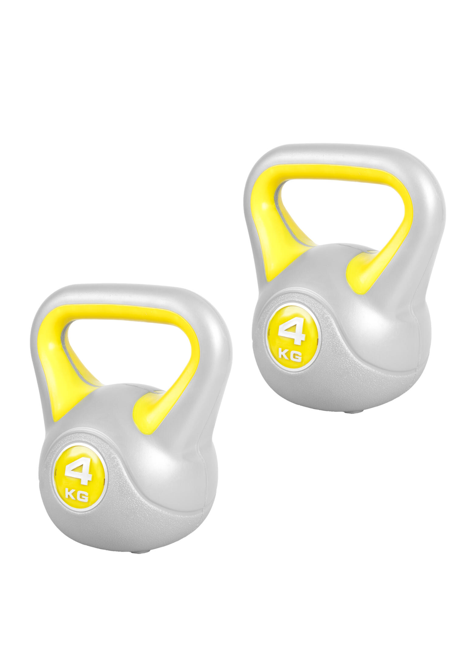 Kit Kettlebell Gorilla Sports Amarillo/Girs 2x4Kg 3/7