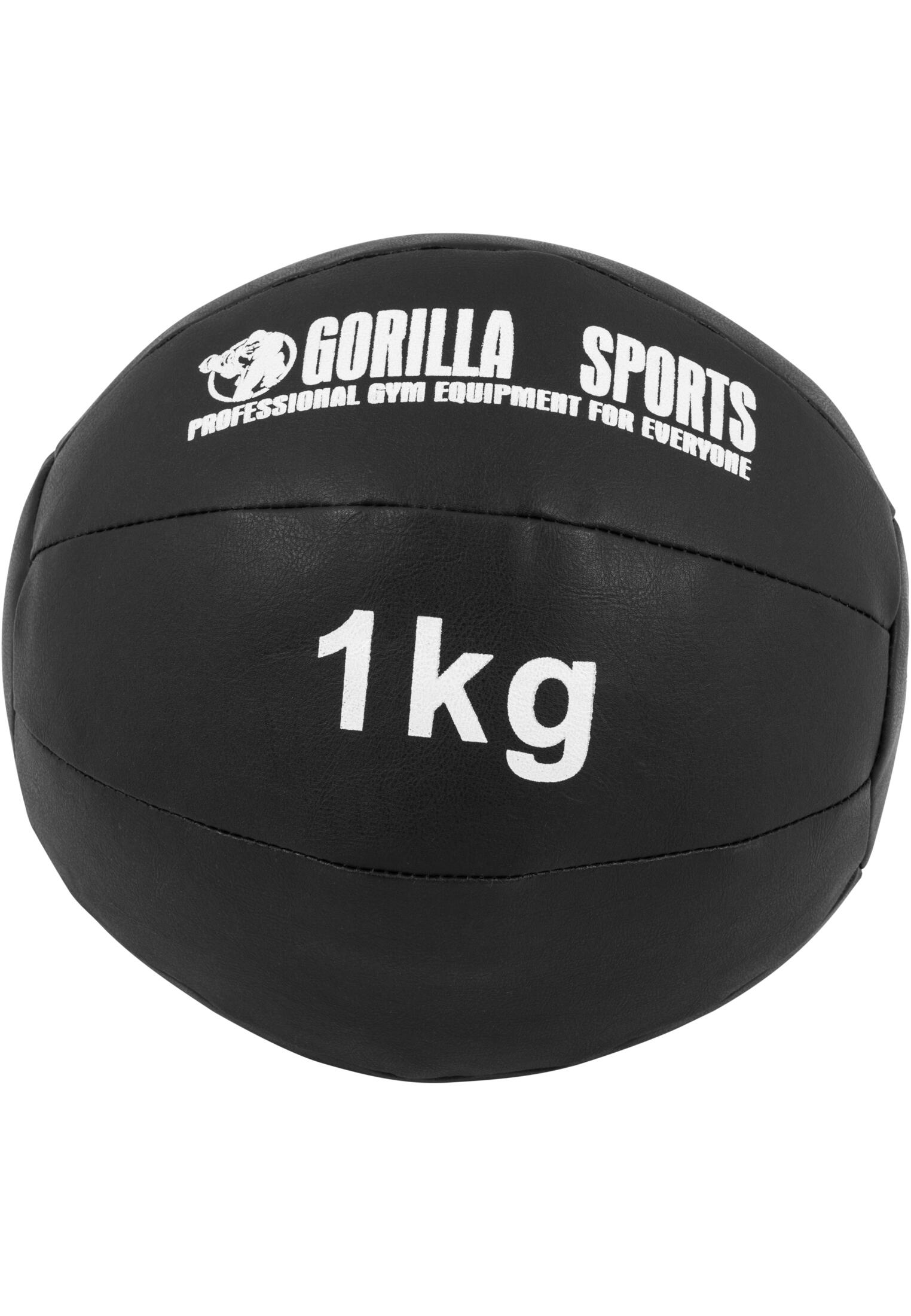 GORILLA SPORTS Medicijnbal - Medicine Ball - Kunstleer - 1 kg