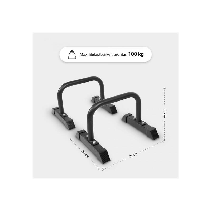 GORILLA SPORTS Push Up Stand Bar Low