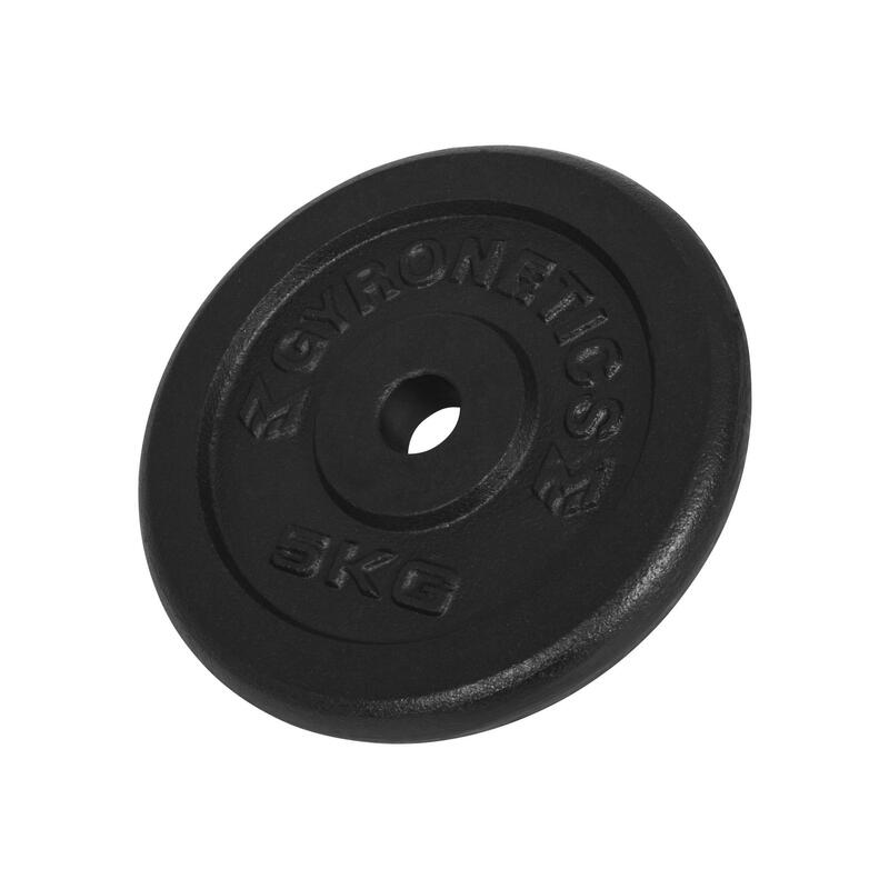 KIT D'HALTÈRES COURT 20KG AVEC DISQUES EN FONTE | MUSCULATION | 25MM 4