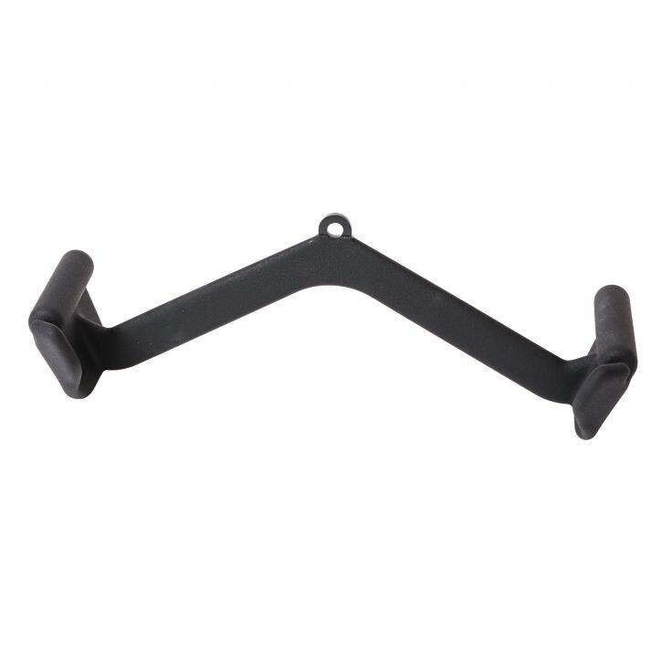 Barre de traction latissimus GORILLA SPORTS acier caoutchouc noire 72 cm 6/7