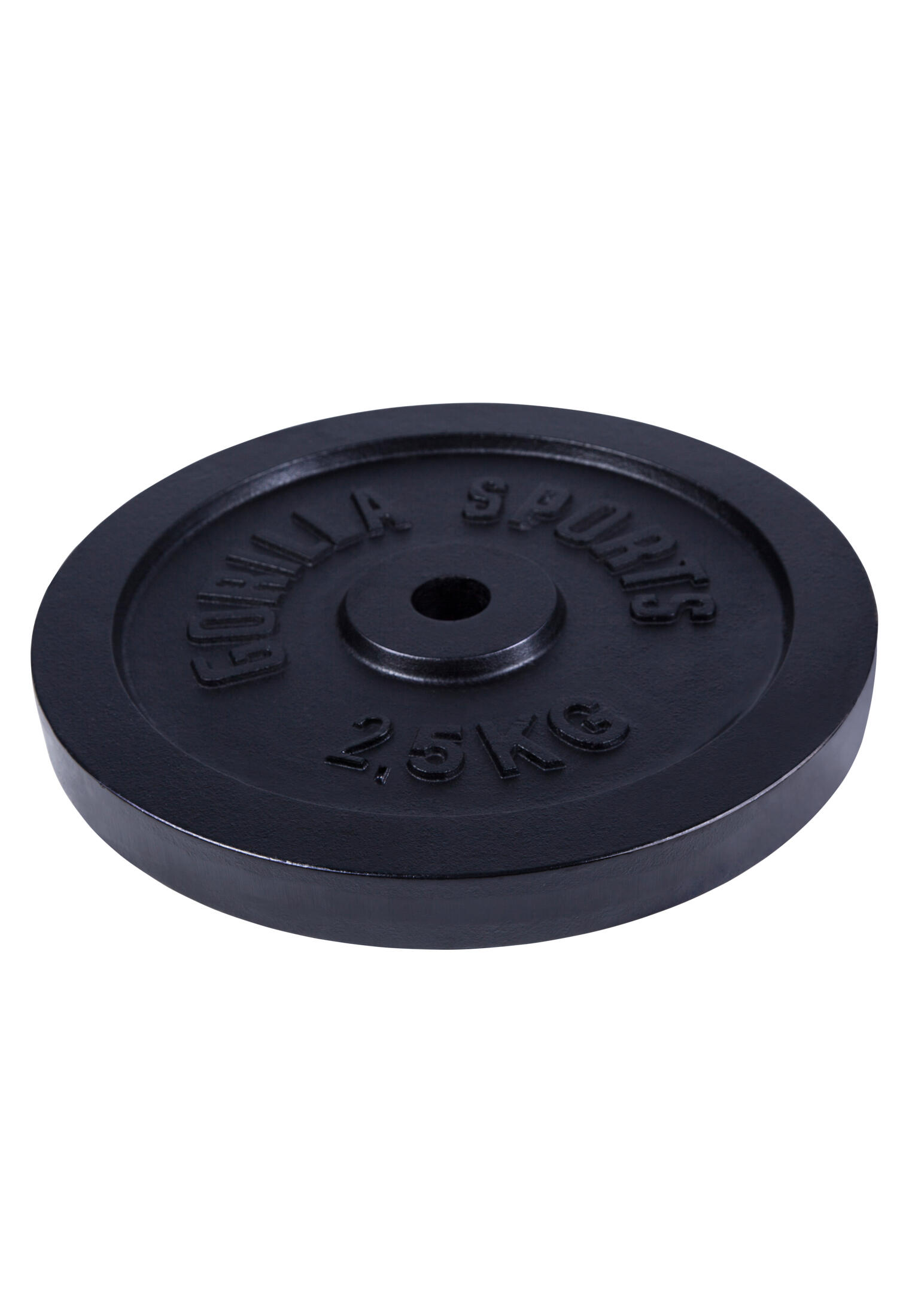 Obciążenie (0,5-30 kg) 31mm talerz żeliwny czarny Gorilla Sports 6/7