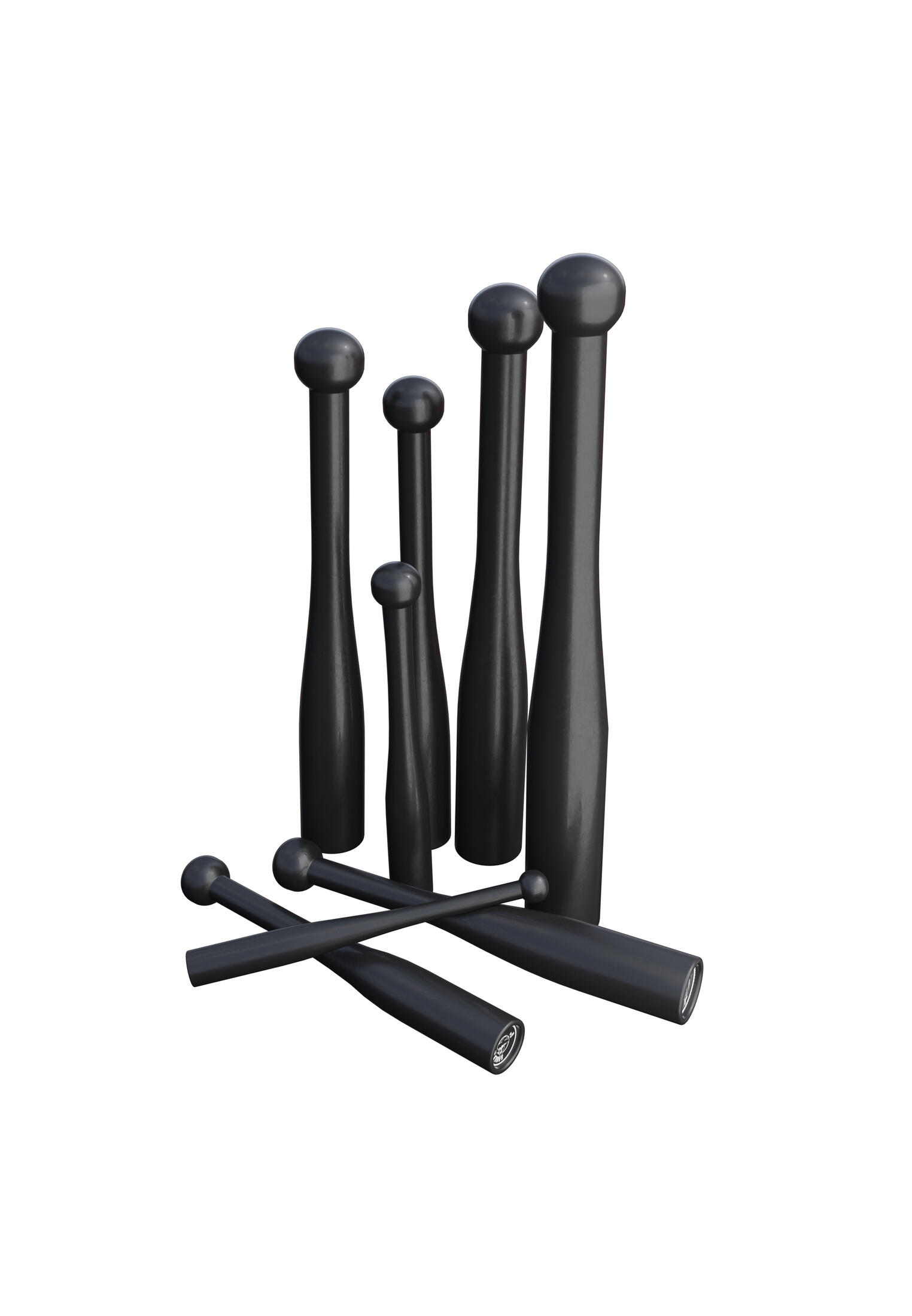 INDIAN CLUBBELLS EN FONTE LOT DE 8 POIDS 2 À 20 KG TOTAL 77 KG | MUSCULATION 6/7