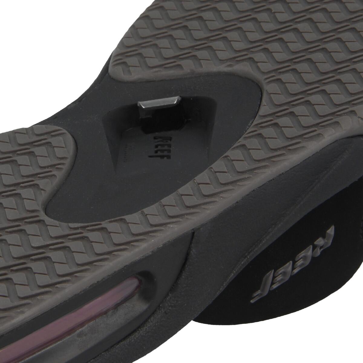 Tongs Décapsuleur Fanning Femme Noir Gris 6/6