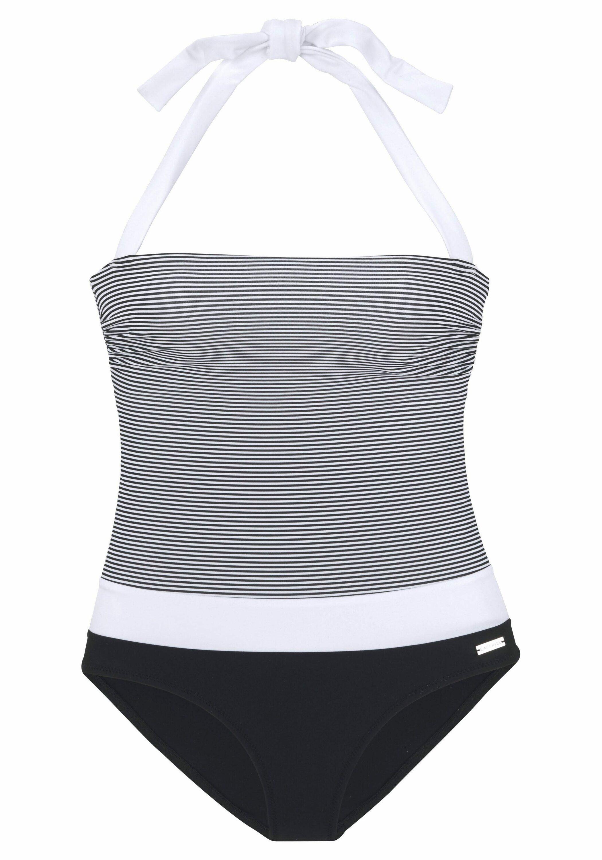 Damen Bandeau-Badeanzug, LASCANA 6/7