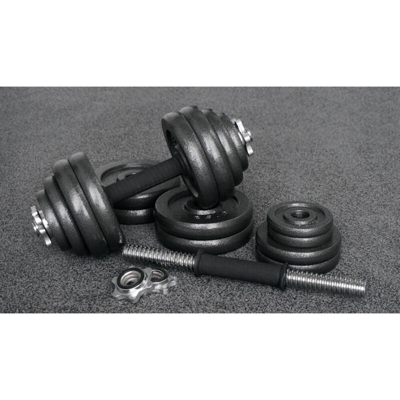 Set di manubri regolabili in valigetta - 30 kg (2x 15 kg)