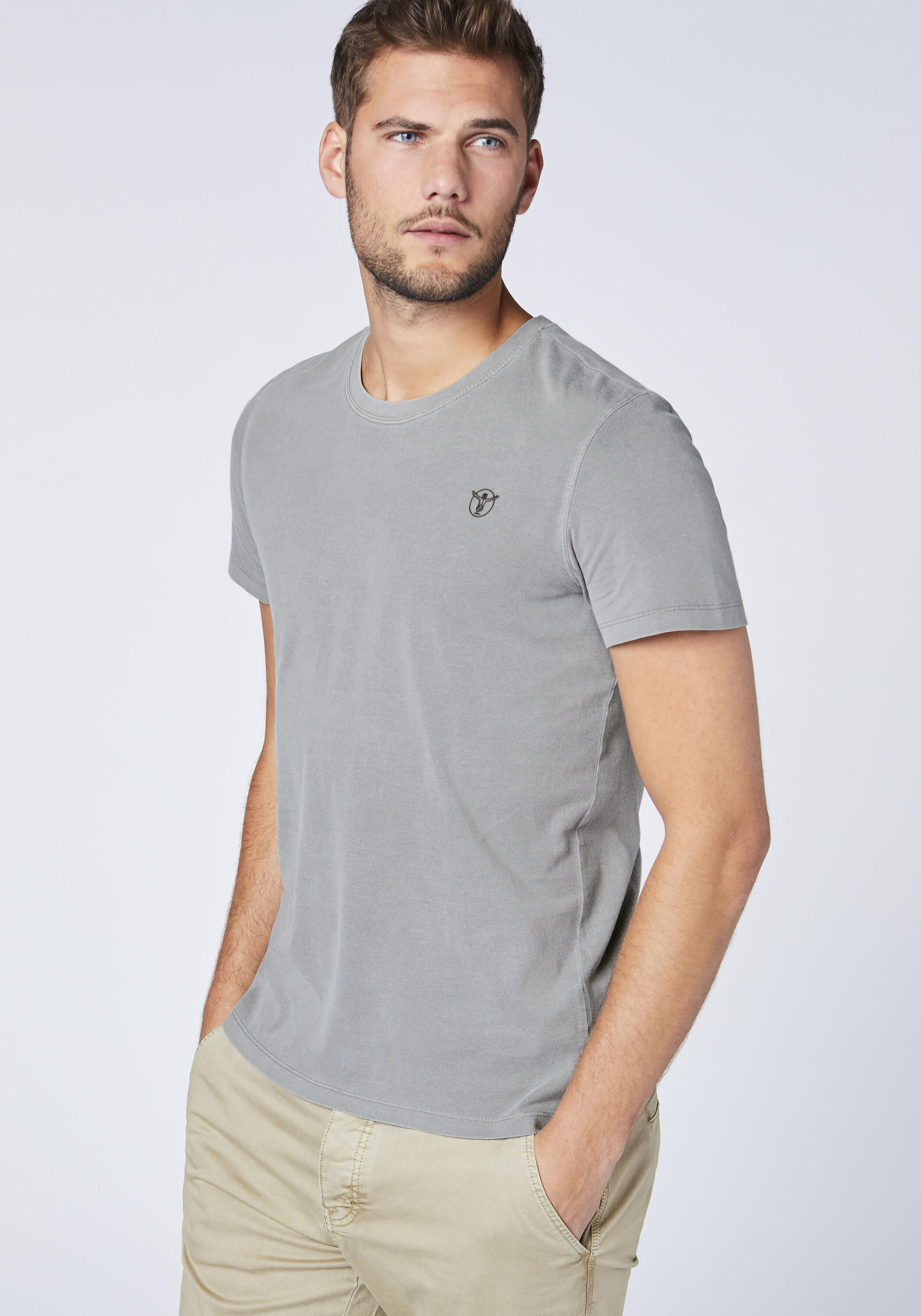 T-Shirt mit dezentem Jumper-Motiv 6/7